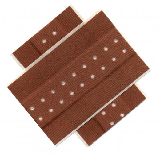 Blister plasters come in a variety of shapes and sizes.