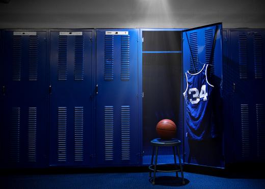 Locker rooms can harbor many potential foot problems.