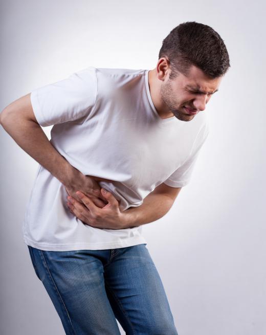 Stomach cramping is a common sign of a laxative overdose.