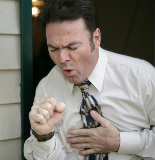 Chronic coughing can bring blood into the mouth and may signal a lung related disease or infection.