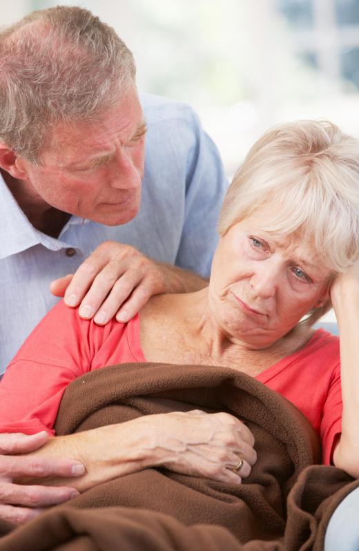 A geriatric depression scale might be used to determine emotional issues faced by the elderly.