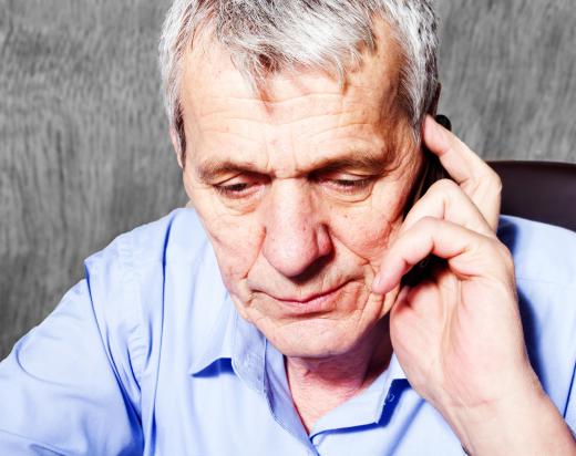 An individual suffering from dementia may be unable to process sensory information in a coherent manner.