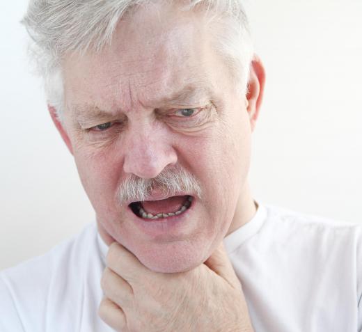 Moving the head too fast while trying to swallow could cause a person to choke.