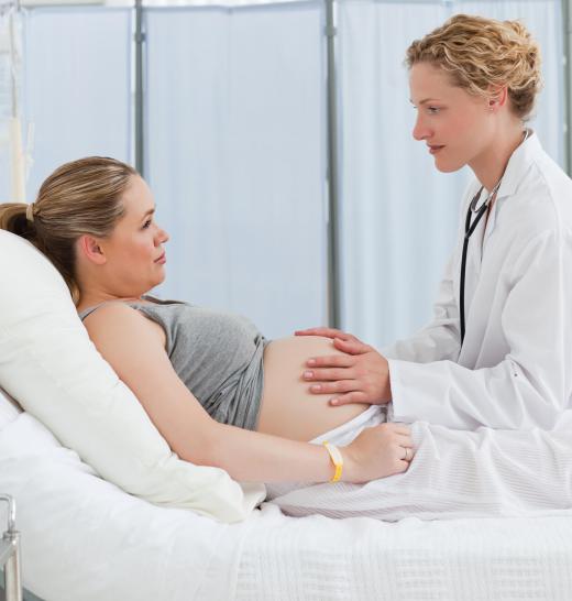 A cranial ultrasound may be done on the fetus during prenatal care.