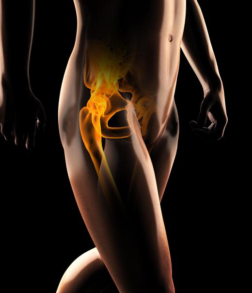 Bursitis in the hip joint may cause a sore groin.