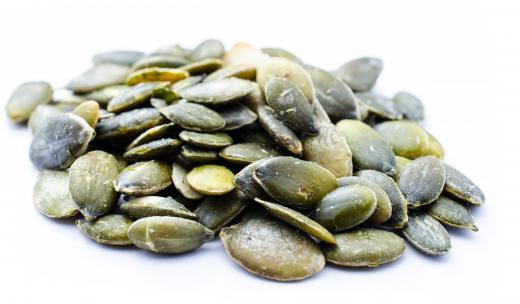 Pumpkin seeds contain tyrosine and tryptophan.