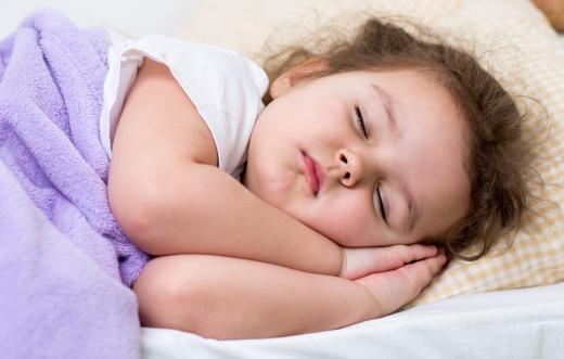 One study found that children who had chronically infected tonsils removed generally slept better.