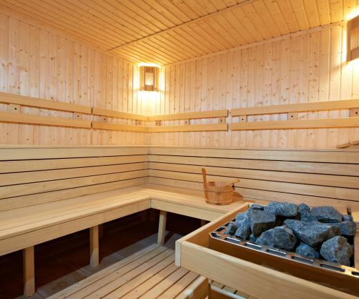 Sitting in a sauna may help with a cold.