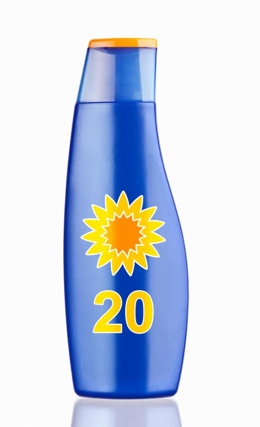 Zinc oxide is often found in sunscreen and sunblock.