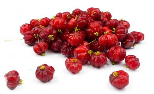 The Surinam cherry, native to South America, can be sweet or sour.