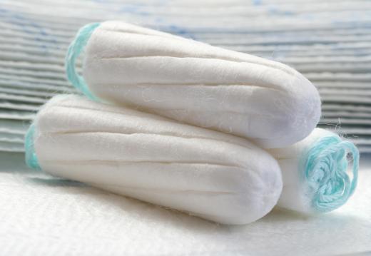 Tampons can trigger an allergic reaction in the vaginal area.