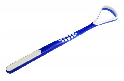 A tongue scraper, which can help with bad breath.