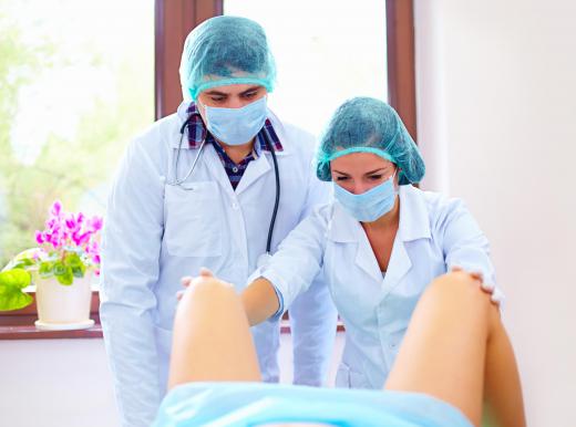 Vaginal swelling may occur after childbirth.