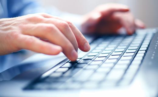 Typing can cause carpal tunnel syndrome, which can cause numbness in the left hand.