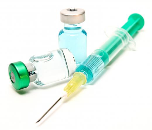 A measles vaccine.