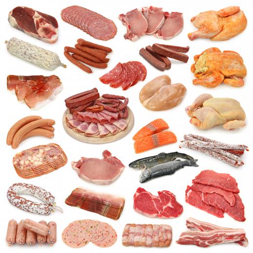 Many types of meat are high in purine.