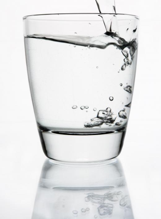 Drinking water can help with constipation.