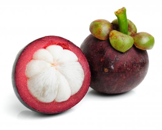 Mangosteens contain xanthones.