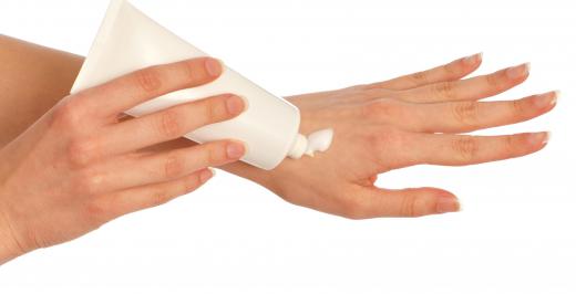 Topical anti-inflammatory creams can be applied by hand.