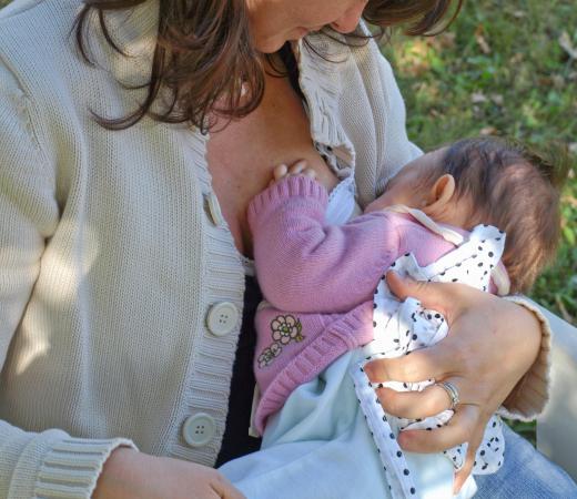 Many cases of breast inflammation are associated with breastfeeding.