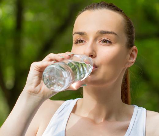 Plenty of water should be drunk prior to a PET scan.