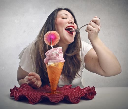 An obesity intervention may include convincing a person to change their eating habits.