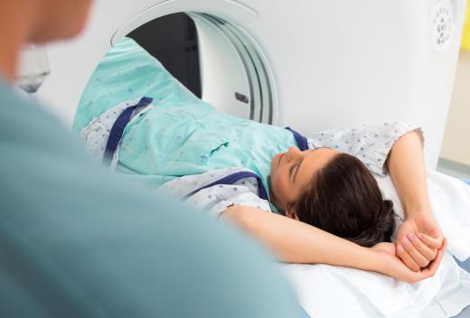 A CT scan is a diagnostic tool that can be used to diagnose an enlarged aorta.