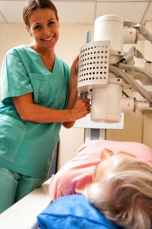 Radiation treatment may be adjunct with surgery for cancer patients.