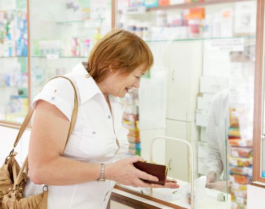 Prescription drug coverage often includes a copay.