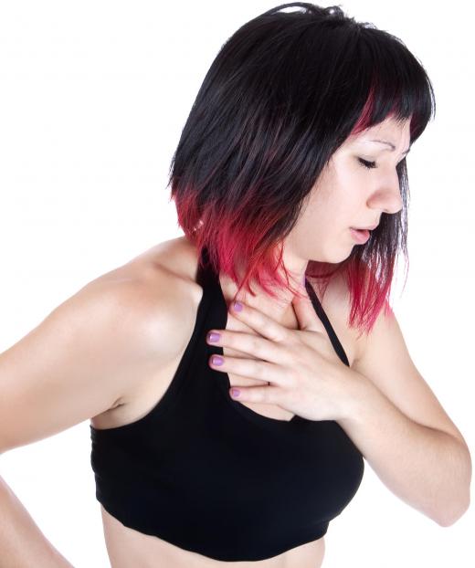 Bronchial congestion can cause breathing difficulties and wheezing.