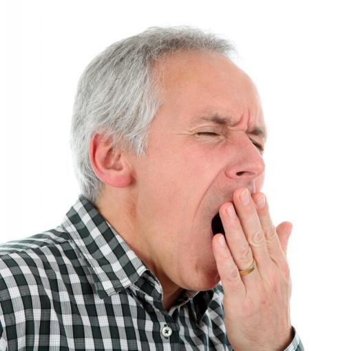 Some inhalation therapy is meant to stimulate yawning.